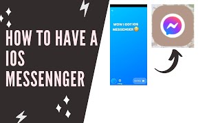 How to have a iosiPhone Messenger On Android  tutorial video [upl. by Ynttirb]