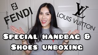 Louis Vuitton and Fendi Haul Best Preloved FindsHandbag amp Shoes [upl. by Quennie]