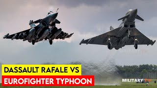 Dassault Rafale vs Eurofighter Typhoon A 2025 Technology Comparison [upl. by Reidid]