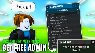 OP  Roblox Get Mod  Admin Rank Instantly  Troll People By Using Admin Commands [upl. by Einberger35]