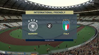 FIFA 22  Prediction UEFA Nations League  Germany vs Italy  Gameplay [upl. by Cornall617]