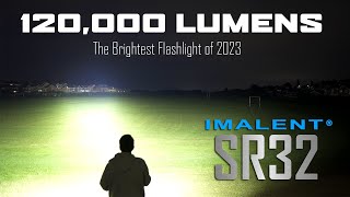 IMALENT SR32  Worlds Brightest Flashlight  120000 lumens  2080m  100W TypeC fast charge [upl. by Mahan119]