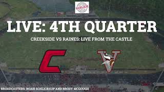 Week 9 Creekside vs Raines AudioOnly [upl. by Neitsabes]