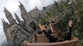 HD Flight of the Hippogriff Ride at Universal Studios Hollywood 2019 [upl. by Bred]