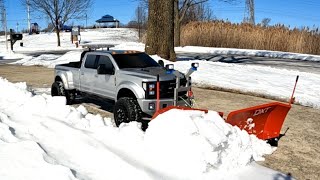 CEN Racing Ford F450 Dually VPLOW Truck VL82 rc trending snow [upl. by Orenid410]