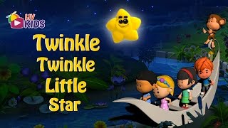 Twinkle Twinkle Little Star with Lyrics  LIV Kids Nursery Rhymes and Songs  HD [upl. by Adnauqal]