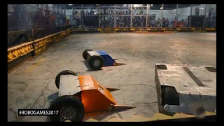 RoboGames 2017  Crash n Burn  Round 2 vs Vlad the Impaler II [upl. by Inotna]