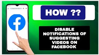 How To Disable Notifications Of Suggesting Videos On Facebook [upl. by Idarb]