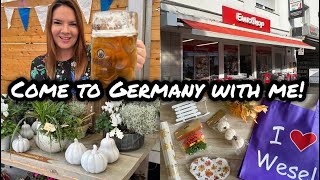 Come To Germany With Me  EuroShop  Come Shopping  Oktoberfest  Wesel Germany  Kate McCabe Vlog [upl. by Fitalludba]