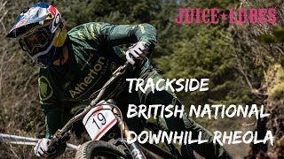 TRACKSIDE 🔥RAW action from National Downhill Series round 1 at Rheola [upl. by Dublin]