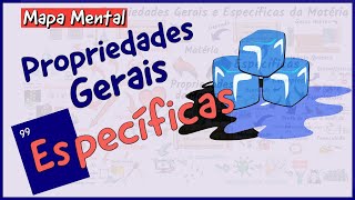 Propriedades Gerais e Específicas da Matéria Mapa Mental Resumo [upl. by Sallee131]