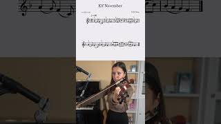 Elf November BeginnerFriendly Violin Tutorial with Free Sheet Music and Accompaniment [upl. by Aizitel347]