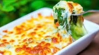 BAKED SPINACH WITH CHEESE  How To Cook Baked Spinach with Cheese At Home [upl. by Amie]