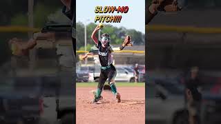 Epic SlowMo Pitching Delivery 🥎🔥 [upl. by Aticnemrac]