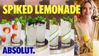 Elyse’s Vodka Lemonade Stand  Absolut Drinks With Elyse [upl. by Akena]