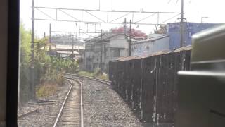 秩父鉄道7000系デハ7202（元東急8500系）皆野→秩父・御花畑駅間前面展望 [upl. by Anivlac]