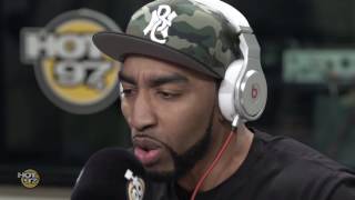 Mysonne Freestyles on Flex Hot 97 Video [upl. by Aileduab709]