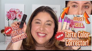 NEW Tarte Shape Tape Color Corrector amp Tom Ford Traceless Soft Matte Concealer [upl. by Aiyekal]