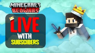 PLAYING BEDWARS AND DOING 1VS1 WITH SUBSCRIBERS  CrackedPremium  live [upl. by Namad]