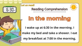 GRADE 13 Reading Comprehension Practice I My Day TIME I Let Us Read I with Teacher Jake [upl. by Elwira869]