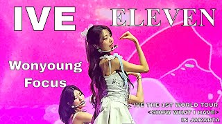 4K 60P IVE ELEVEN Wonyoung Fancam  SHOW WHAT I HAVE in Jakarta 240824 [upl. by Oab]