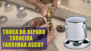 Troca do Reparo da Torneira Fabrimar Ascot [upl. by Oicnaneb]