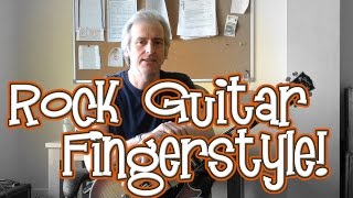 Playing Rock Guitar Without a Pick  Fingerpicking Techniques [upl. by Acire]