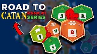 TOP 200 Catan Gameplay  Catan Pro Climbs the Ladder [upl. by Azenav]