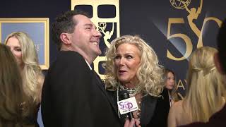 2023 Daytime Emmys Red Carpet Alley Mills Heather Webber General Hospital [upl. by Cung310]