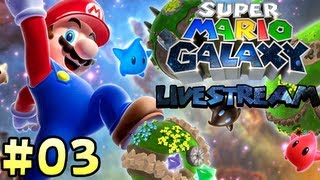 Super Mario Galaxy 100 Live Stream  Part 3 [upl. by Azenav]