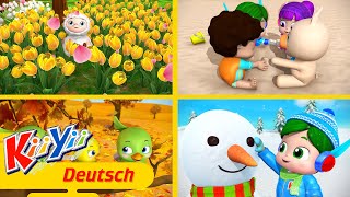 Die Vier Jahreszeiten  Kii Yii Deutsch  Kinderlieder und Cartoons [upl. by Elihu360]