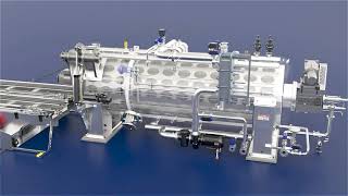 ROTARY STEAM AIR RETORT PROCESS ANIMATION [upl. by Odelinda]