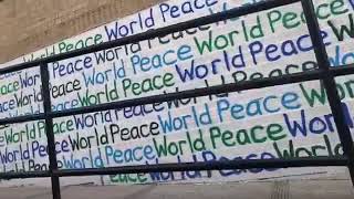 A fan discovers Renda Writer’s World Peace Mural in 📍 Bronx NY [upl. by Connelley]