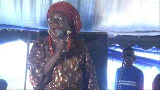 chief mrs mowalola Agnes Reception Of Guest  Her residence in Ijare [upl. by Tupler532]