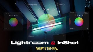 Lightroom CINEMATIC PHOTO editing in Mobile  Lightroom  InShot Typography Full Tutorial [upl. by Lapotin]