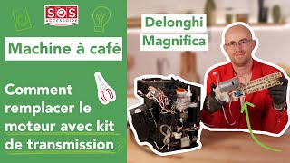 ☕ Comment remplacer le moteur avec kit de transmission sur ma cafetière Delonghi Magnifica [upl. by Rye]