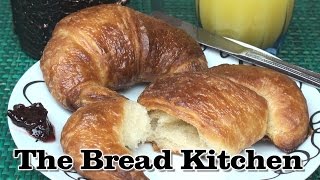 Delicious HomeMade Croissants Recipe in The Bread Kitchen [upl. by Auhs]