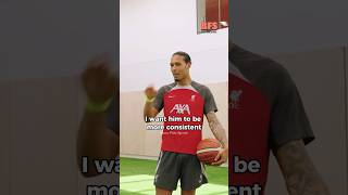 Virgil Van Dijk On Taking Free Kicks and Trent Alexander Arnold [upl. by Ahsikram843]