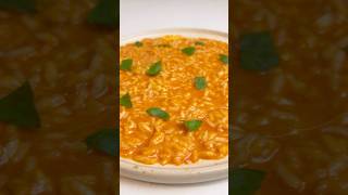 RISOTTO ALLA PIZZAIOLA✨pomodoro mozzarella ricetteveloci ricettefacili cookingvideo shorts [upl. by Eceerahs]