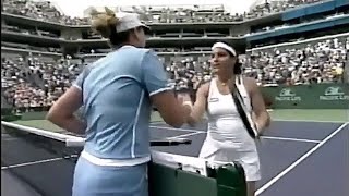 Monica Seles vs Arantxa SanchezVicario 2002 Indian Wells QF Highlights [upl. by Old]