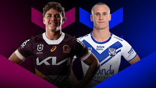 NRL 2024  Broncos v Bulldogs Round 21  Match Preview [upl. by Anirhtak]