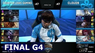 Cloud 9 vs CLG Game 4  Finals NA LCS Regional Qualifier for S7 Worlds 2017  C9 vs CLG G4 [upl. by Antoni556]