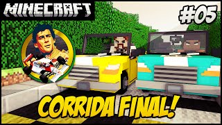 Minecraft  Corrida MALUCA 5 REZENDE SENNA CORRIDA [upl. by Hasheem]