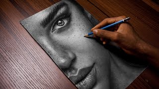 TRYING HYPER REALISM FOR THE FIRST TIME  HYPER REALISTIC DRAWING TUTORIAL FOR BEGINNERS [upl. by Belicia785]