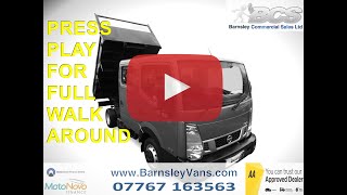 2018 18 NISSAN NT400 CABSTAR 30DCI DOUBLE CAB TIPPER CREW 6 SEATER BARNSLEY VANS U4150 [upl. by Kiersten]