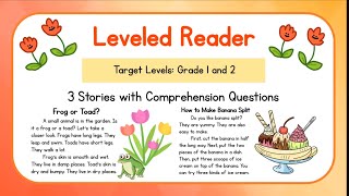 Reading for Grade 1 and Grade 2  Reading Comprehension  Learn English Through Stories Set 14 [upl. by Hoffarth764]