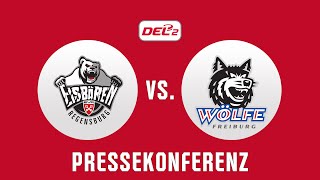 PRESSEKONFERENZ  EISBÄREN REGENSBURG  EHC FREIBURG  11102024 [upl. by Engamrahc]