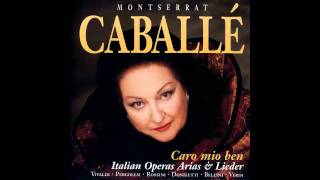 Caro mio ben  Montserrat Caballe [upl. by Alleira]