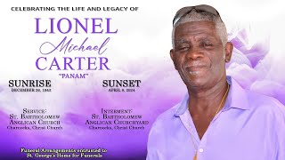 Celebrating the Life amp Legacy of Lionel Michael Carter  Panam [upl. by Raynor]