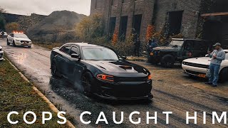 Charger Scat Pack Does Massive Burnout And This Happened [upl. by Garda]